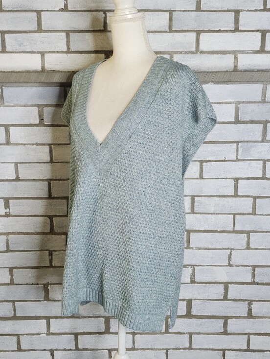 J. Jill Sweaters - • NWT J. Jill Women's Pullover V-Neck Sweater Knit Vest Size XL Blue Spruce